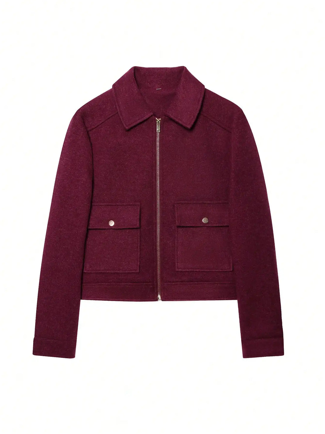 Calliope vintage stand collar wool coat with pockets – image 18