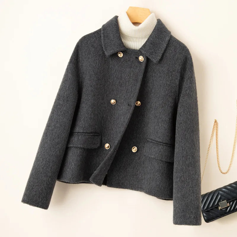Pearl short double breasted coat – image 3