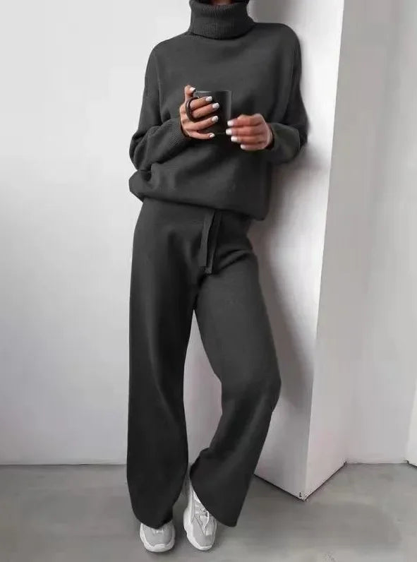 Caitlin roll neck knit two piece set – image 3