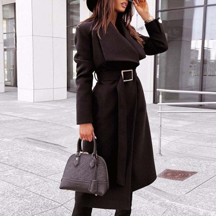 Adora belted lapel collar coat – image 6