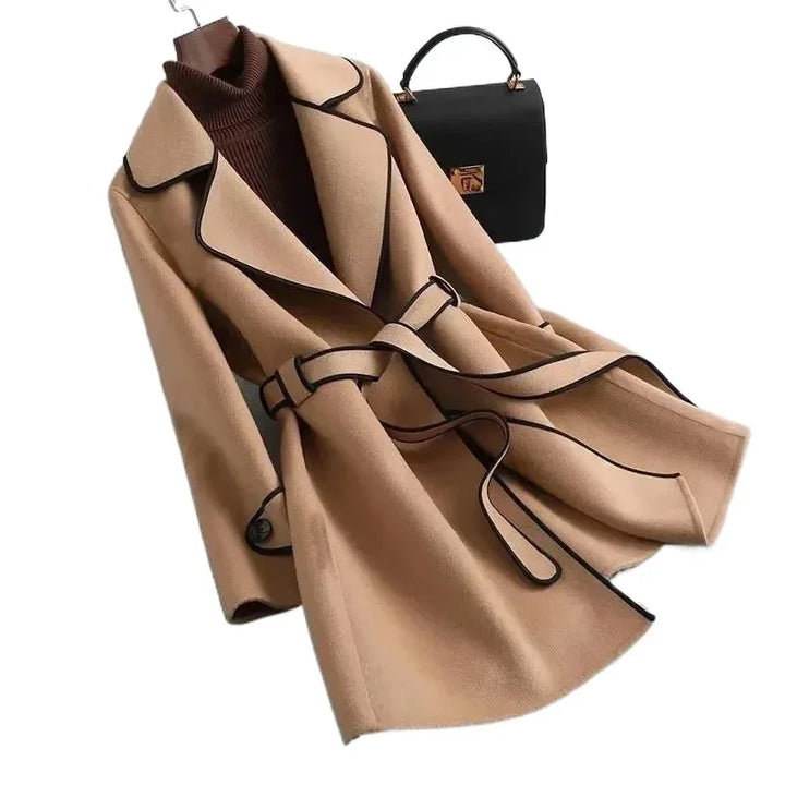 Lark contrast piped coat – image 4