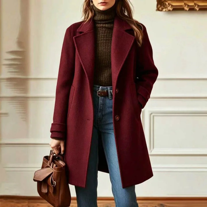 Laetitia retro wool blend trench coat – image 3