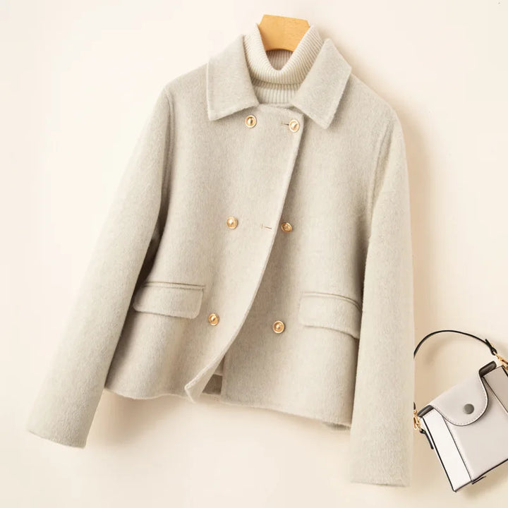 Pearl short double breasted coat – image 4