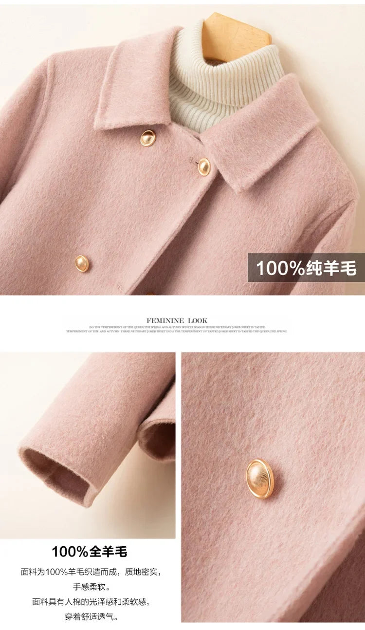Pearl short double breasted coat – image 6