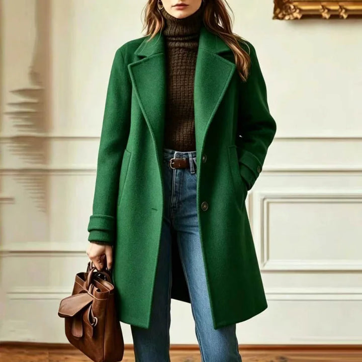 Laetitia retro wool blend trench coat – image 5