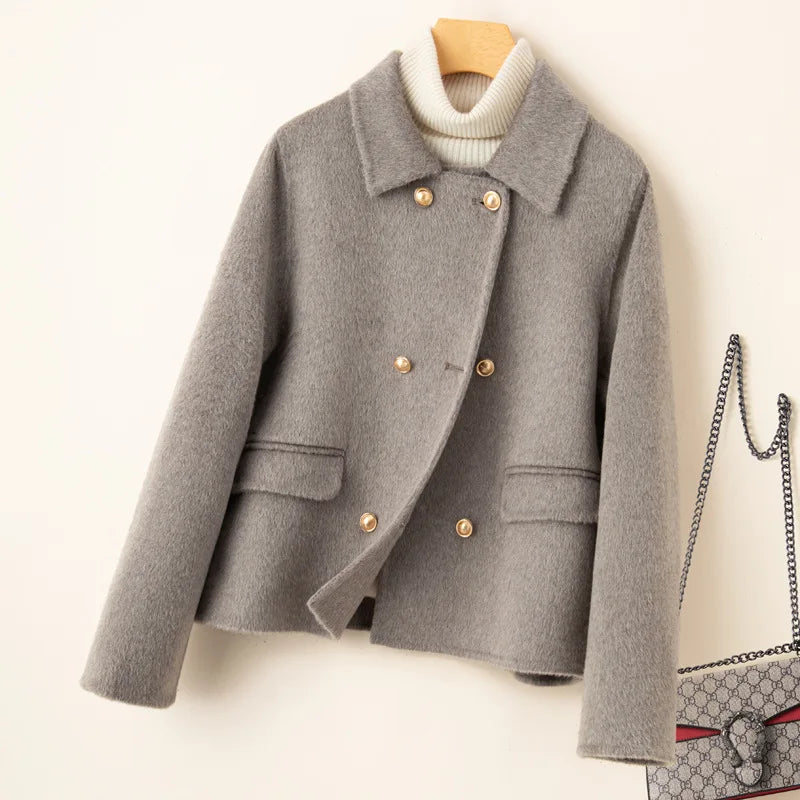 Pearl short double breasted coat – image 2