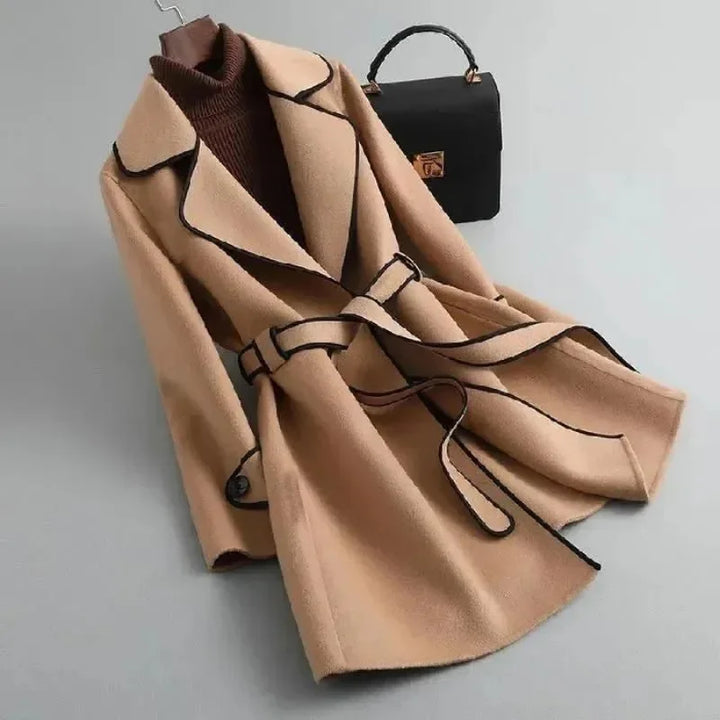 Lark contrast piped coat – image 8