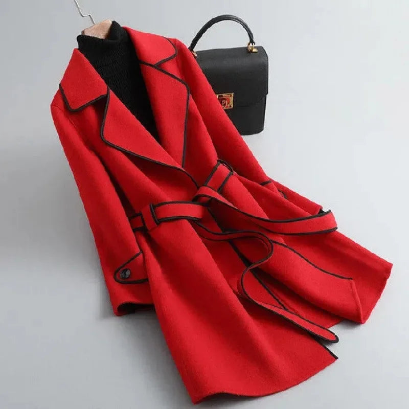 Lark contrast piped coat – image 5