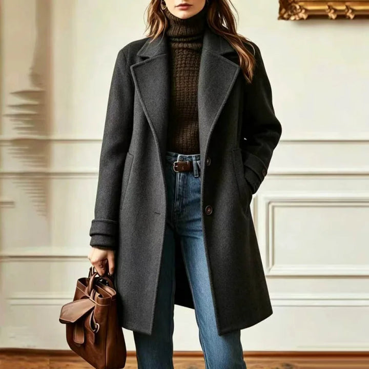 Laetitia retro wool blend trench coat – image 6