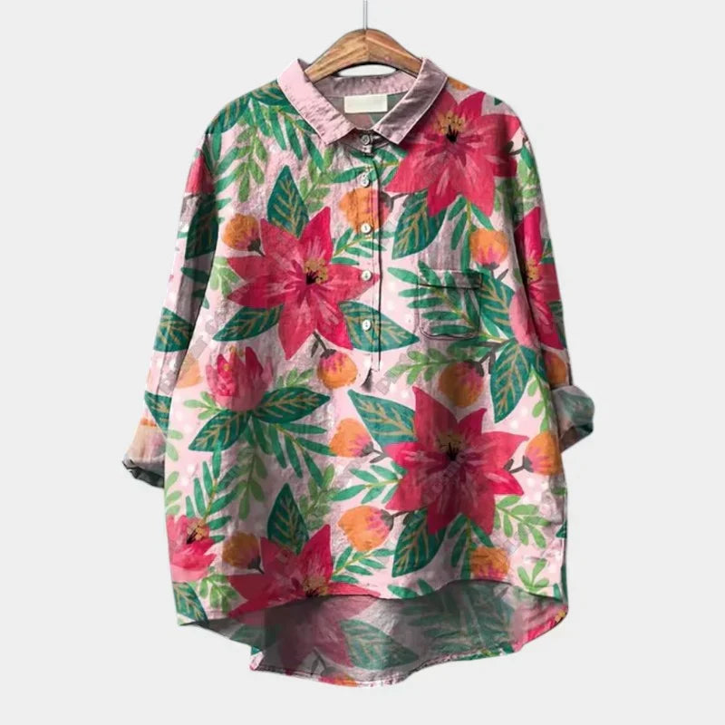 Nynke relaxed printed blouse – image 7
