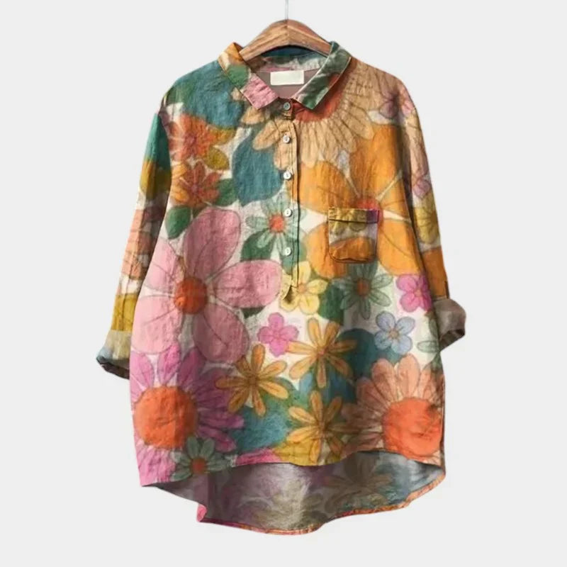 Nynke relaxed printed blouse – image 13
