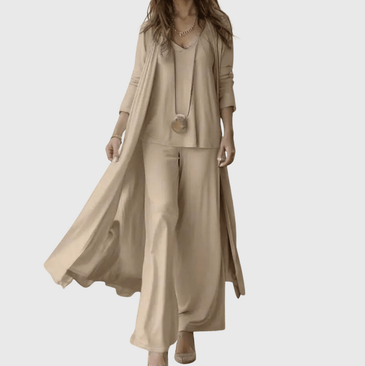 Theodosia three piece wide leg trouser set – image 6
