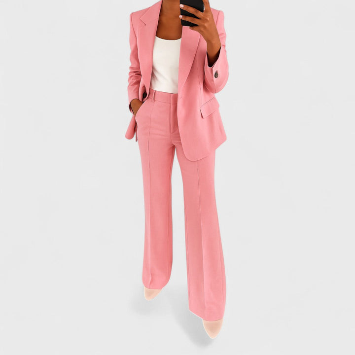 Violetta draped top and trouser two piece set – image 5