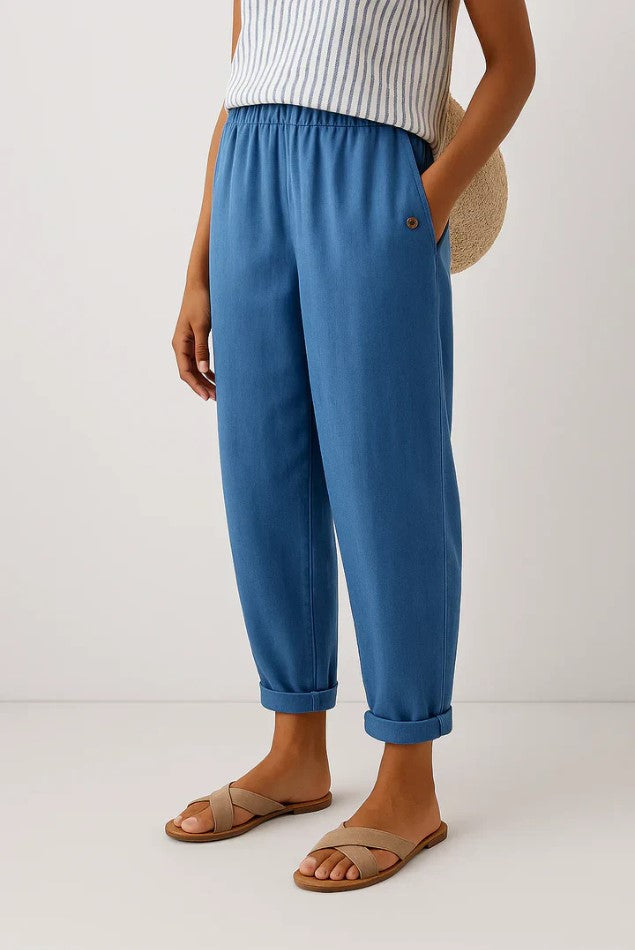 Annie relaxed pleated trousers – image 3