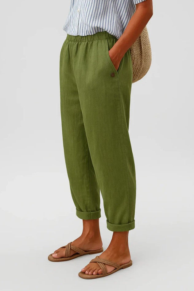Annie relaxed pleated trousers – image 4