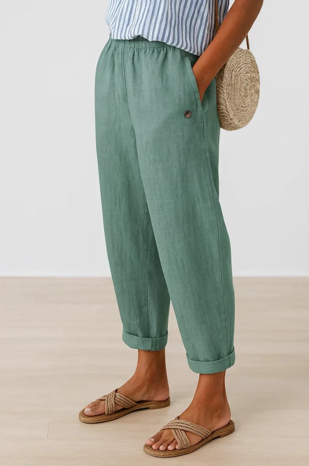 Annie relaxed pleated trousers – image 6