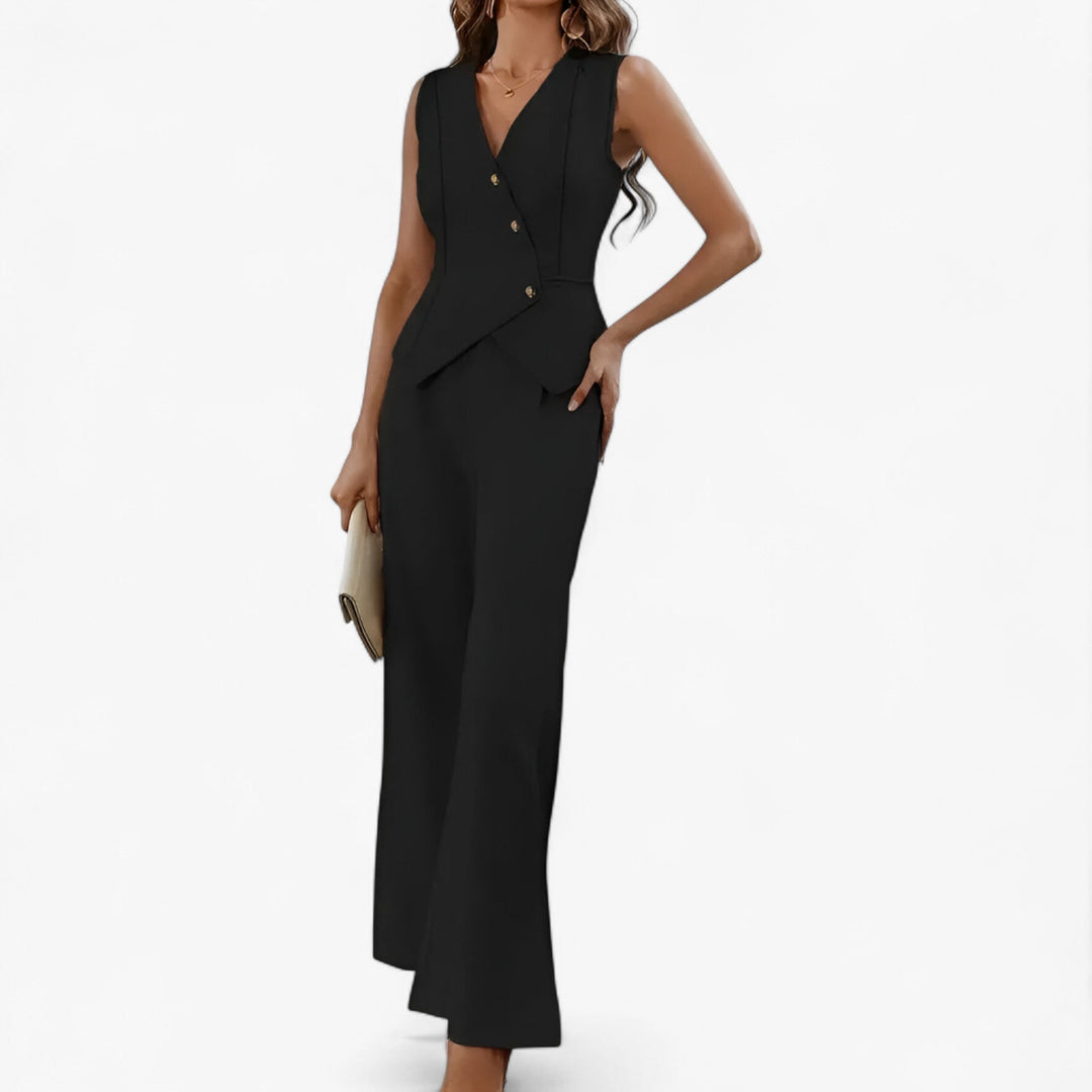 Miranda tailored vest top and wide leg trousers set – image 8