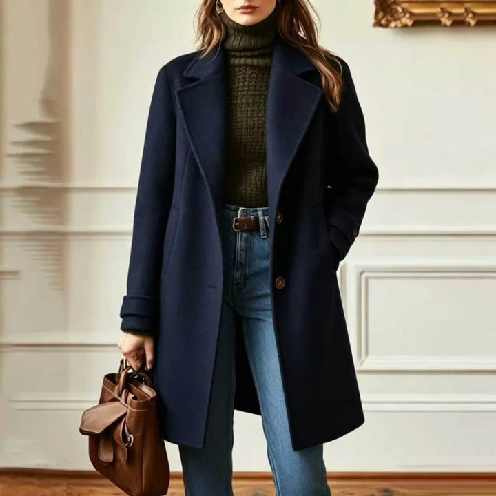 Laetitia retro wool blend trench coat – image 2