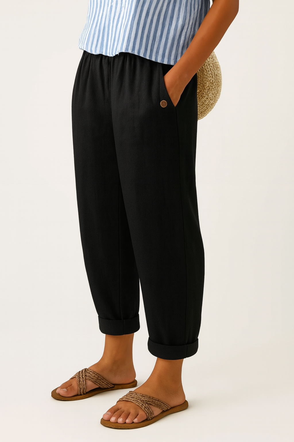Annie relaxed pleated trousers – image 7