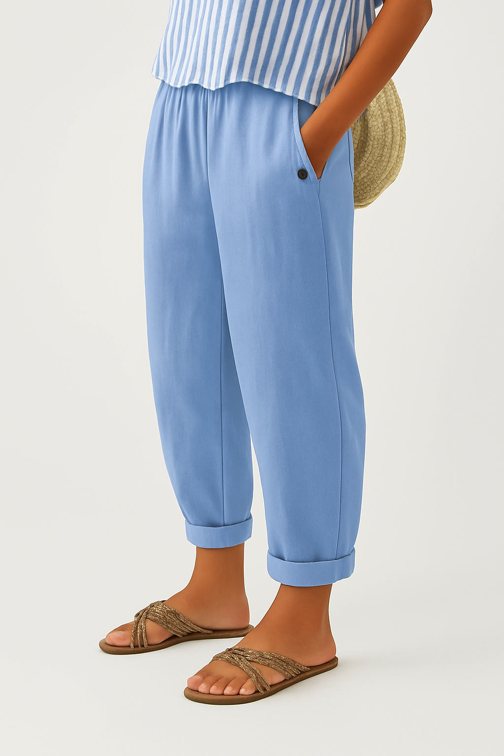 Annie relaxed pleated trousers – image 8