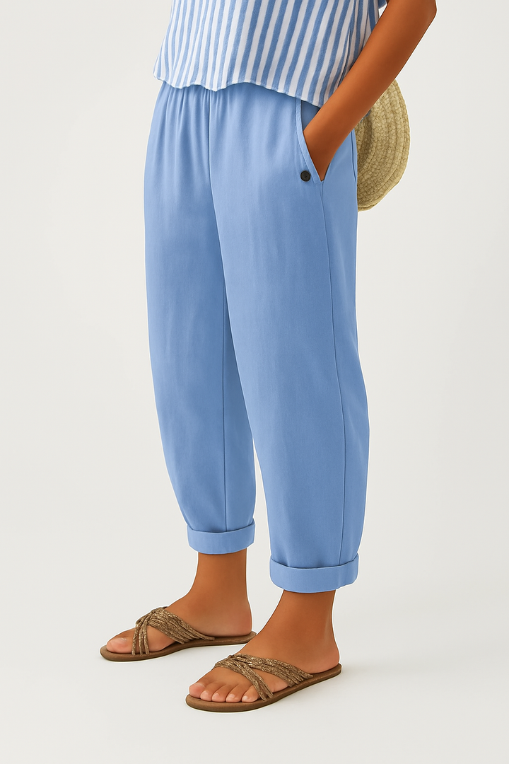 Annie relaxed pleated trousers – image 8