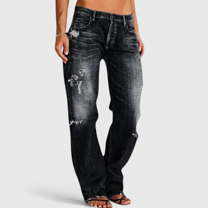 Lowri high waist straight leg jeans – image 3
