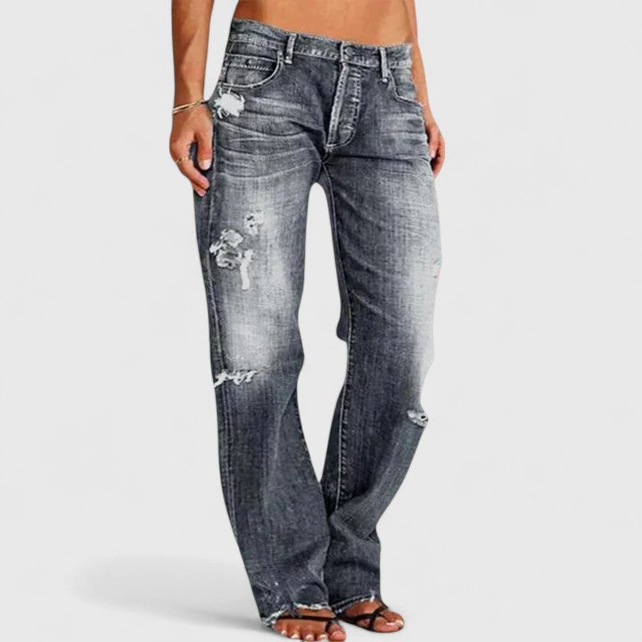 Lowri high waist straight leg jeans – image 4