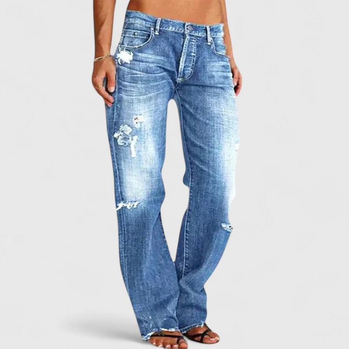 Lowri high waist straight leg jeans