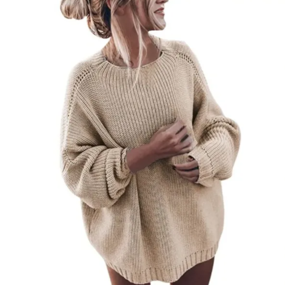 Winifred oversized balloon sleeve knit jumper – image 2