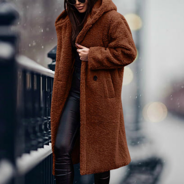 Flossie faux fur hooded coat – image 6