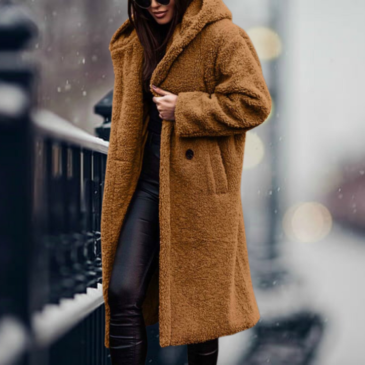 Flossie faux fur hooded coat – image 5