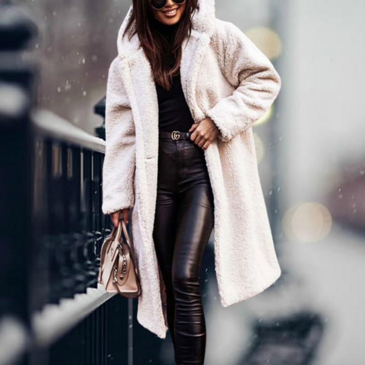 Flossie faux fur hooded coat – image 4