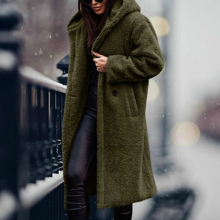 Flossie faux fur hooded coat – image 3