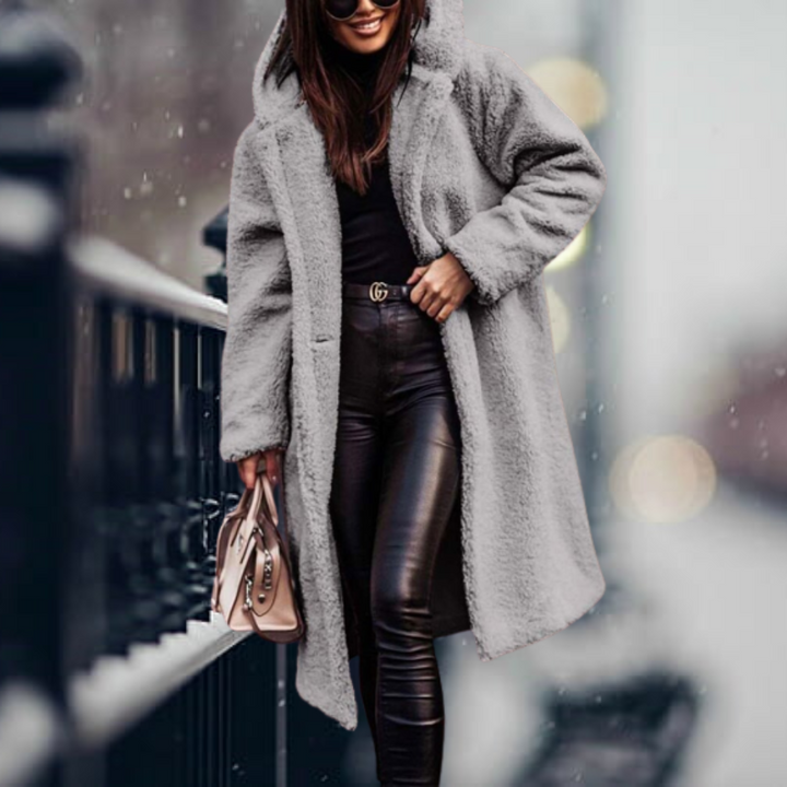 Flossie faux fur hooded coat – image 8