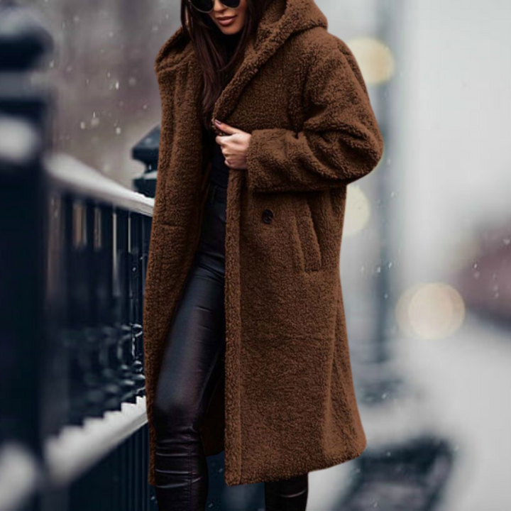 Flossie faux fur hooded coat – image 7