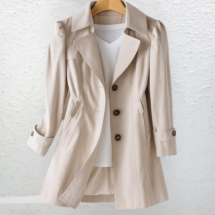 Nerys Elegant Long Vintage Style Coat - image 2
