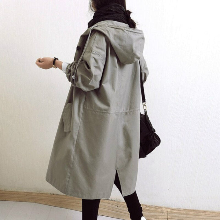 Lydia long hooded trench coat – image 8