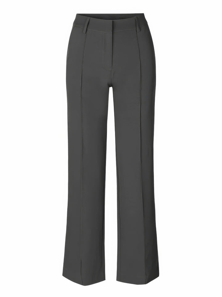 Fiorella elastic waist flowing wide leg trousers – image 11