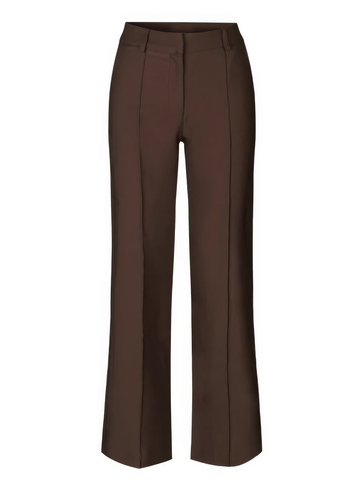 Fiorella elastic waist flowing wide leg trousers – image 8