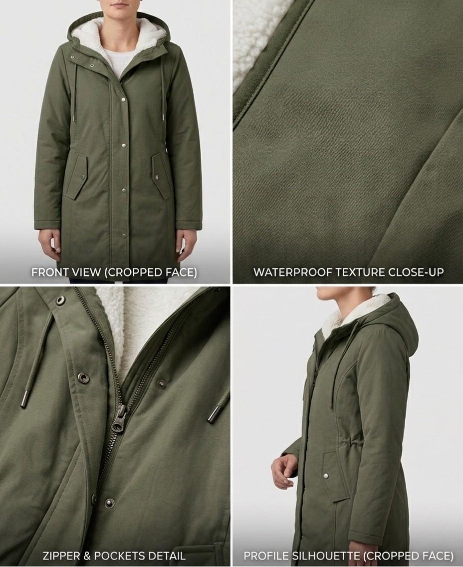 Colette fleece lined winter parka – image 17