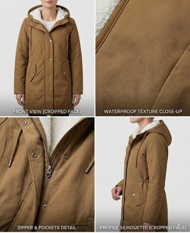 Colette fleece lined winter parka – image 21