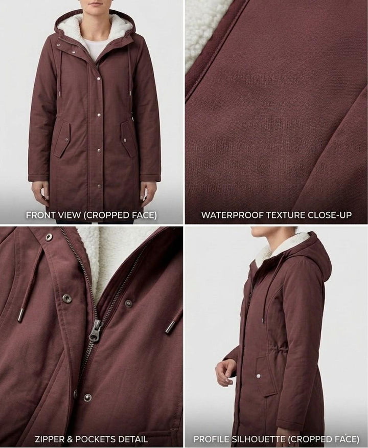 Colette fleece lined winter parka – image 15