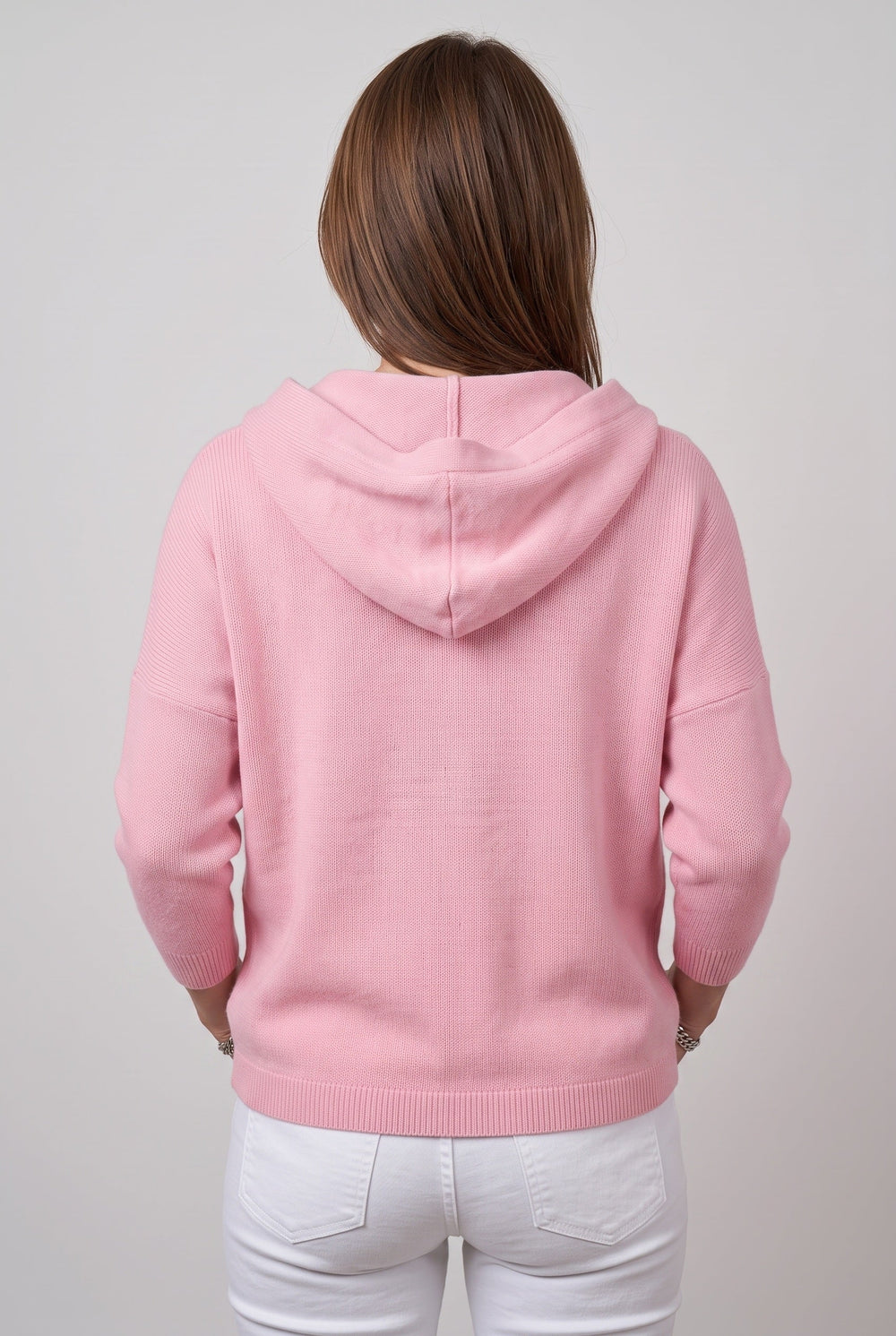 Bianca hooded button front knit cardigan – image 2