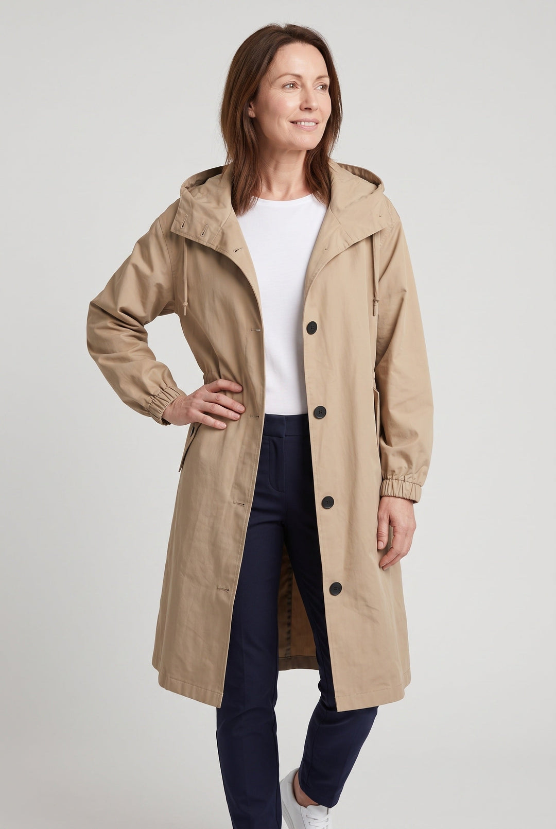 Hattie Elegant Oversized Hooded Coat - image 7