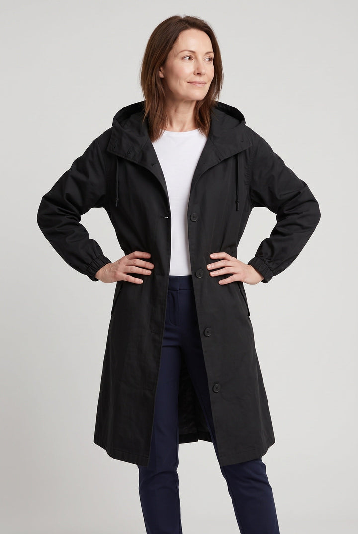 Hattie Elegant Oversized Hooded Coat - image 4