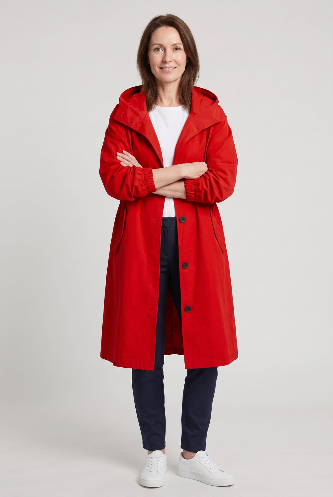 Hattie Elegant Oversized Hooded Coat - image 8