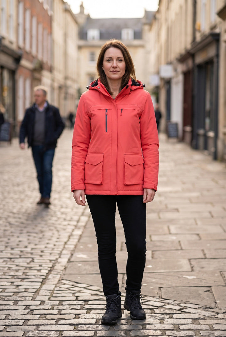 Vera heated jacket in pink