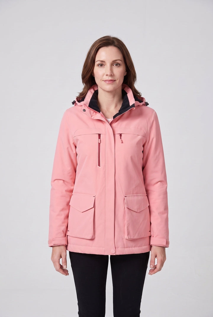 Vera heated jacket, USB connection detail