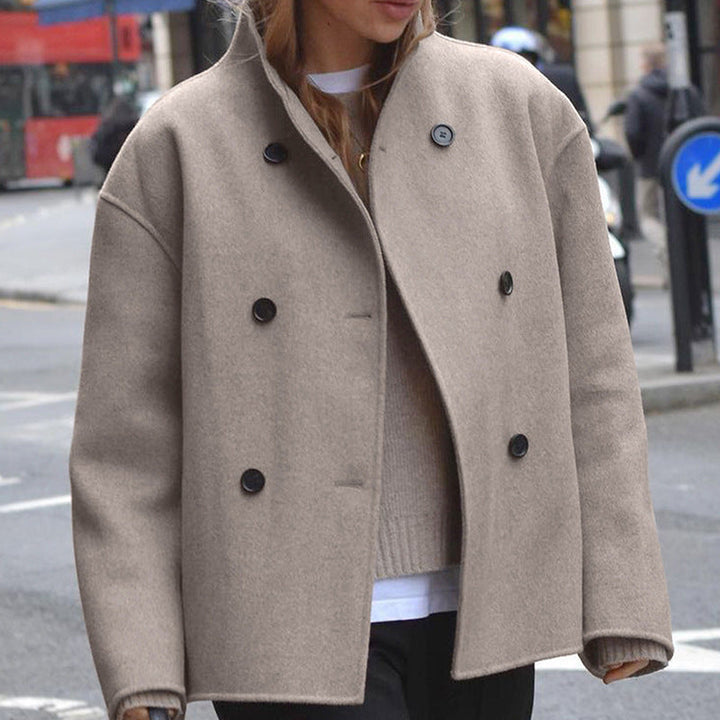 Elspeth double breasted statement coat – image 12