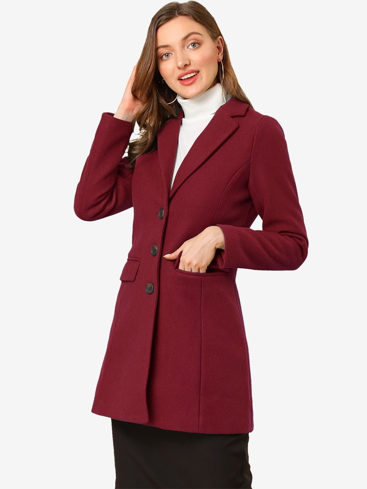Bertille classic tailored coat with collar – image 15